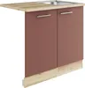 Optifit Spülenschrank inkl Spüle Geschirrspülerblende für Produktbild-Vorschau 1