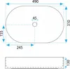Rea Aufsatzwaschbecken Vanda Oval White Produktbild-Vorschau 7