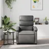 vidaXL Massagesessel Grau Kunstleder Produktbild-Vorschau 3