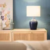 Tischlampe Keramik Botijo Dunkles Blau Produktbild-Vorschau 2