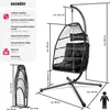 závěsné křeslo tectake® Ariane včetně ochranného krytu, 98 Náhled obrázku produktu 7