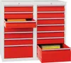 Schubladenschrank - 900x1.000 mm - 2 Schubladenreihen - Produktbild-Vorschau 1