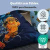 Lego Ninjago Bettwäsche 2-teilig 135x200 80x80 cm aus 100% Produktbild-Vorschau 5