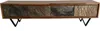 Lowboard FineBuy Sheesham Massivholz 160 cm TV Board Stein Produktbild-Vorschau 5