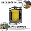 Mülltonnenbox Müllbox Mülltonnenverkleidung  mit Schloss - Produktbild-Vorschau 4