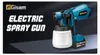 Gisam Akku-Farbspritzpistole HVLP, 1000ml, 210W, 18V, Blau, Produktbild-Vorschau 9
