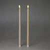Gewachste LED-Tischkerzen, 38 cm Produktbild-Vorschau 2