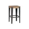 Miliboo - Industrieller Design-Hocker Metall und 65 cm Produktbild-Vorschau 1