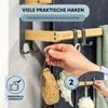 věšák na ručníky eluno se 2 držáky na ručníky a 6 háčky - Náhled obrázku produktu 5