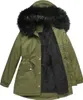 ASKSA Damen Winterjacke Wintermantel Baumwolljacke Warm Produktbild-Vorschau 2