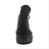The back view of a black Converse Chuck Taylor All Star high-top sneaker against a white background. Produktbild-Vorschau