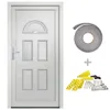 vchodové dveře vidaXL bílé 88x208 cm PVC Náhled obrázku produktu 1