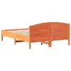 Massivholzbett ohne Matratze Wachsbraun 120x190 cm Produktbild-Vorschau 6