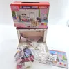 The image shows the Schleich Sofia's Beauties Tier Salon 42614 toy set, with the box open and the contents laid out. Produktbild-Vorschau
