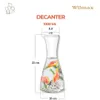 Wilmax Karaffe 1000 ml Kristallglas Transparent Produktbild-Vorschau 4