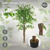 ML-Design Kunstpflanze Ficus 150cm Künstliche Pflanzen groß Produktbild-Vorschau 2