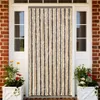 Möbel Fliegenvorhang Dunkelbraun und Beige 56x200 cm Produktbild-Vorschau 1