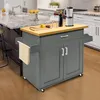 TRMLBE Kuchyňská skříňka Kuchyňský vozík s pracovní deskou, Náhled obrázku produktu 4