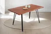 Esstisch Baumkante 140 x 80 cm Akazie massiv nussbaumfarben Produktbild-Vorschau 2