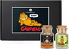 A Garfield-themed gift box containing two spice jars. Produktbild-Vorschau