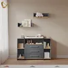 Wickelkommode Livinity Torino Anthrazit/Goldkraft Eiche mit Produktbild-Vorschau 2