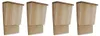 vidaXL Domčeky pre netopiere 4 ks 22 x 12 x 34 cm drevo Náhľad obrázku produktu 5