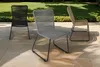 Gartenstuhl Outdoor-Seilstuhl Farbe Grau mit Eisen-Gestell Produktbild-Vorschau 6