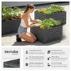 tectake Hochbeet Salvia verzinkter Stahl 80x80x62cm 380L Produktbild-Vorschau 2