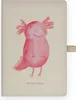 Mr. & Mrs. Panda Kladde Axolotl Glücklich - Transparent - Produktbild-Vorschau 1