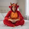 Pigiama Onesie Kigurumi Costume Travestimento Foxy S: 145 - Anteprima dell’immagine prodotto 2