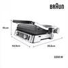 Braun MultiGrill 9 CG 9167, Kontaktgrill mit Grill, Flach- Produktbild-Vorschau 9