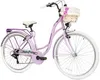 Dámské městské kolo 28 palců IwoBike, barva lila, výbava Náhled obrázku produktu 1