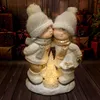 Figurka dekoracyjna dziewczynki z choinką 43 cm Solis Decor Podgląd zdjęcia produktu 5