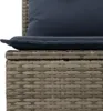 vidaXL 5-teiliges Gartensofa-Set mit Kissen, grau, Produktbild-Vorschau 3
