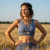 Goa Psytrance Bikini Top, Boho Top, Yoga Bra Top mit Druck Produktbild-Vorschau 3
