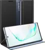 Galaxy Note 10+ Plus Case, Slim Flip Leather Case with Voir les images du produit 1