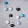 10er Lichterkette LED Ø6cm Kugeln Girlande Lampions Produktbild-Vorschau 4