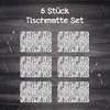Tischset 6x45x30 cm Platzset Tischmatte Platzmatte Produktbild-Vorschau 4