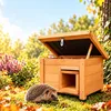 Relaxdays: Casita para erizos con base, entrada Vista previa de la imagen del producto 2