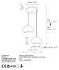 Opviq, lampadario di alta qualità, struttura in metallo, Anteprima dell’immagine prodotto 6