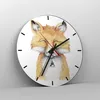Wanduhr - Rund - Glasuhr - Cartoon Fuchs Kind - 30x30cm - Produktbild-Vorschau 4