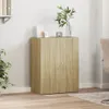vidaXL Szafka na dokumenty dąb sonoma 60x32x77,5 cm Podgląd zdjęcia produktu 3