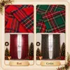2er Set Vorhänge Weihnachten Tartan Gardinen mit Produktbild-Vorschau 6