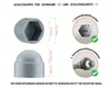 Schutzkappen für schrauben M6 - 10 mm Hutmuttern M6 Grau 10 Produktbild-Vorschau 2