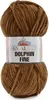A ball of brown yarn with a label. Náhľad obrázku produktu