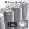 Textil Duschvorhang Wannenvorhang wasserabweisend Produktbild-Vorschau 5