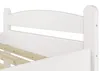 Kieferbett weiß Einzelbett 80x200 Massivholzbett Bettrahmen Produktbild-Vorschau 4