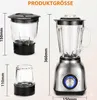 3-in-1 Standmixer & Smoothie Maker, 1200 Watt Produktbild-Vorschau 4