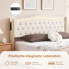 OYAJIA Polsterbett 90x200cm mit LED, Doppelbett mit 2 Produktbild-Vorschau 9