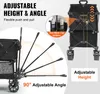 SucceBuy Carrello pieghevole a due piani, carrello Anteprima dell’immagine prodotto 5